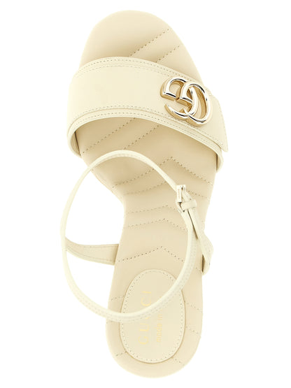 White Calfskin High Heel Pumps