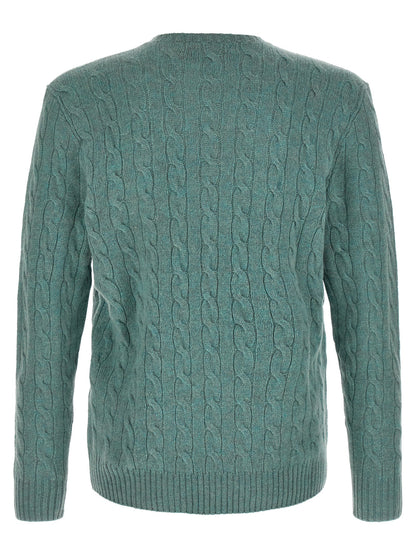 Bicolor Wool Cardigan