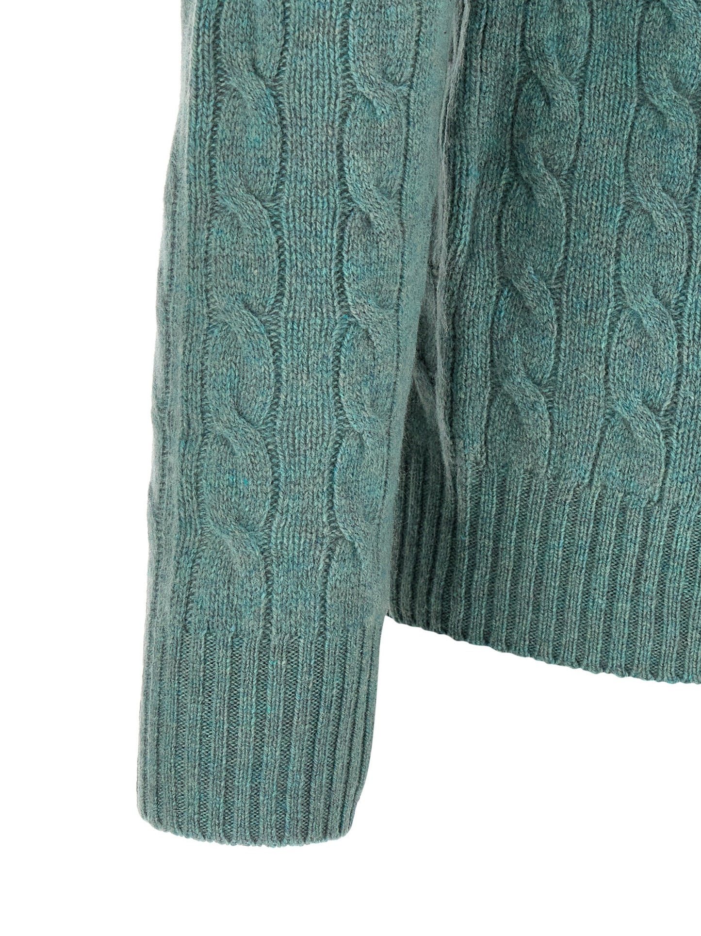 Bicolor Wool Cardigan