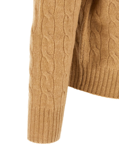 Beige Wool Cardigan