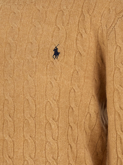 Beige Wool Cardigan