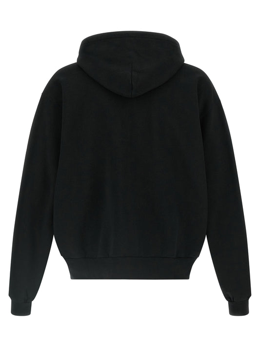 Black Cotton Sweatshirt