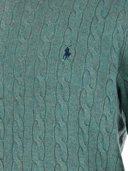 Bicolor Wool Cardigan