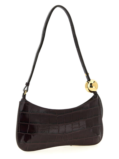 Bordeaux Calfskin Shoulder Bag