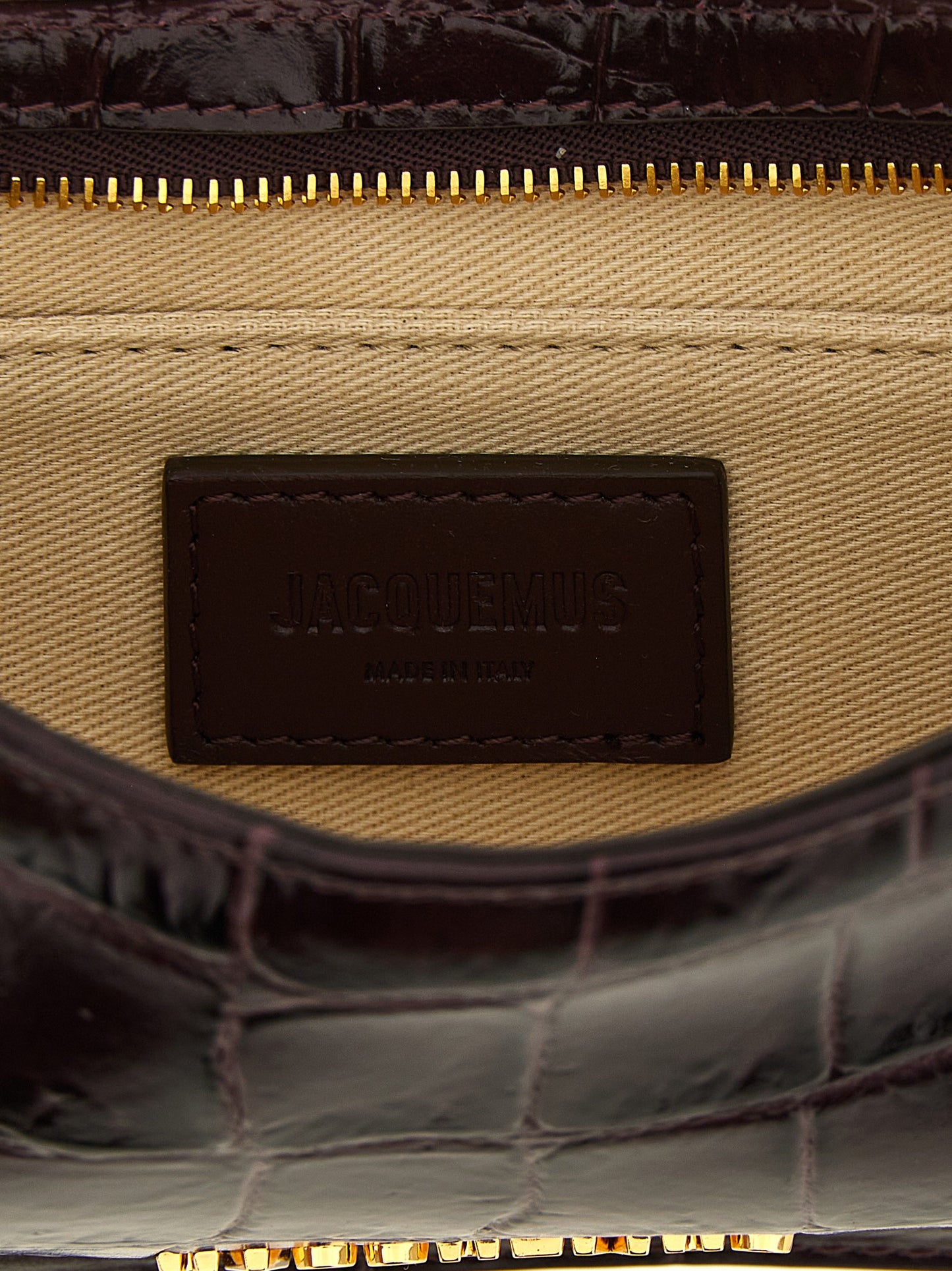 Bordeaux Calfskin Shoulder Bag