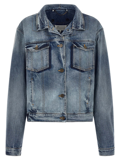 Blue Cotton Denim Jacket
