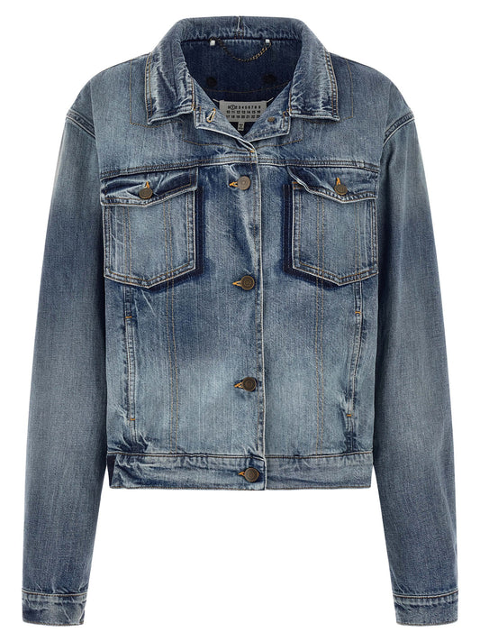 Blue Cotton Denim Jacket
