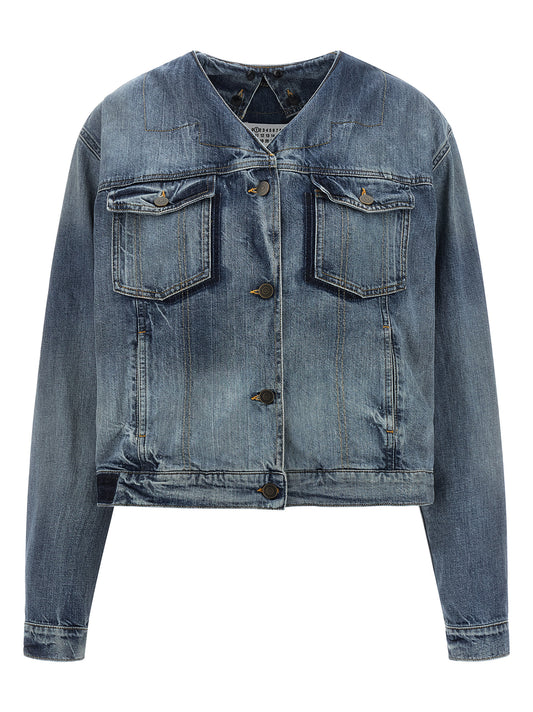 Blue Cotton Denim Jacket