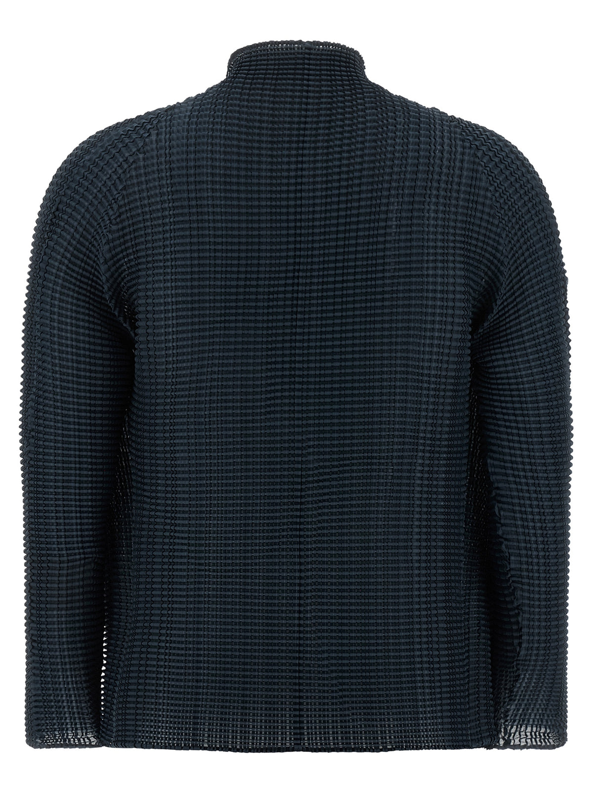 Blue Polyester Cardigan