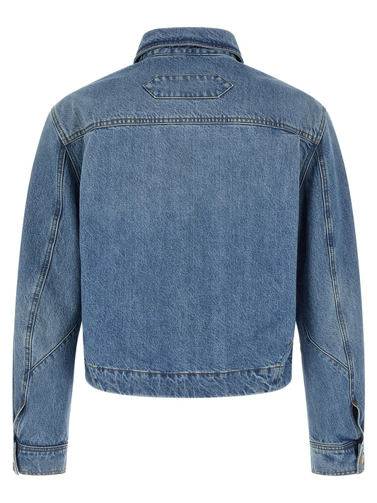 Blue Cotton Denim Jacket