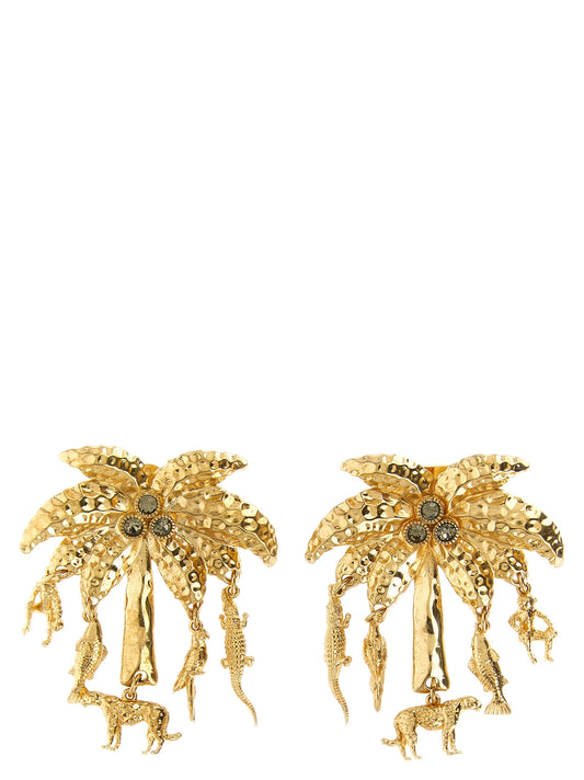 Gold Brass Earrings