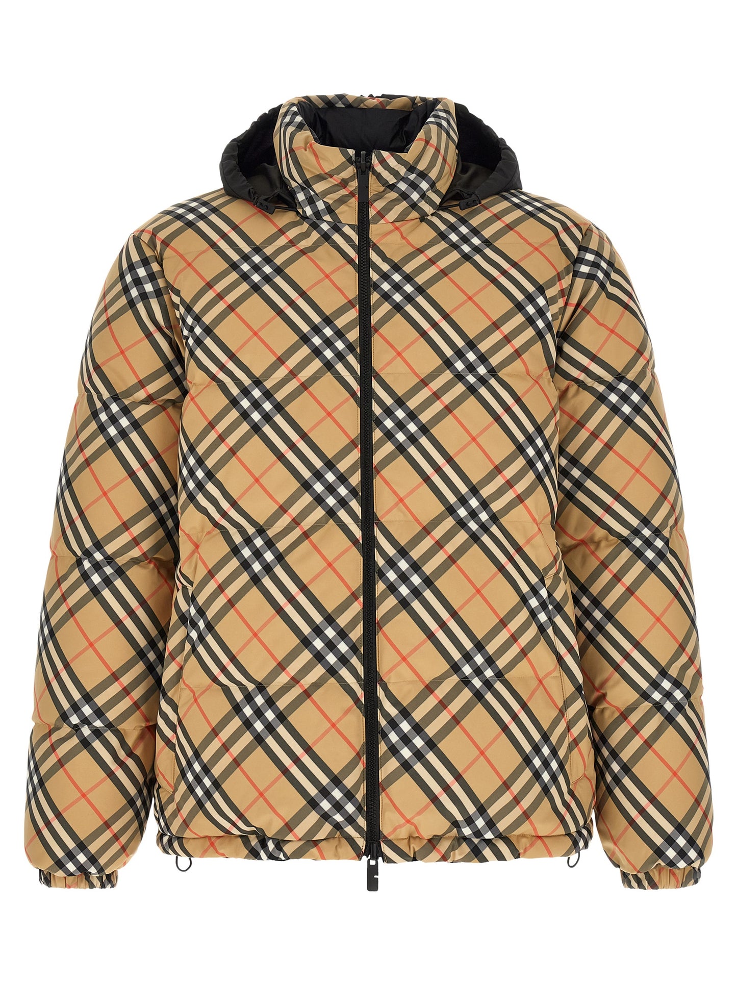 Beige Polyester Shell Jacket