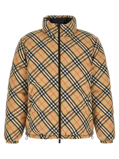 Beige Polyester Shell Jacket