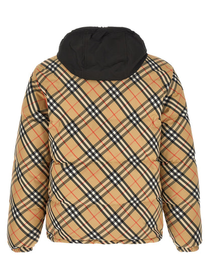 Beige Polyester Shell Jacket
