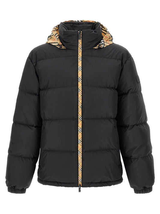 Black Polyester Parka