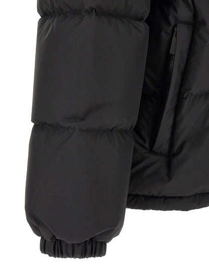 Black Polyester Parka