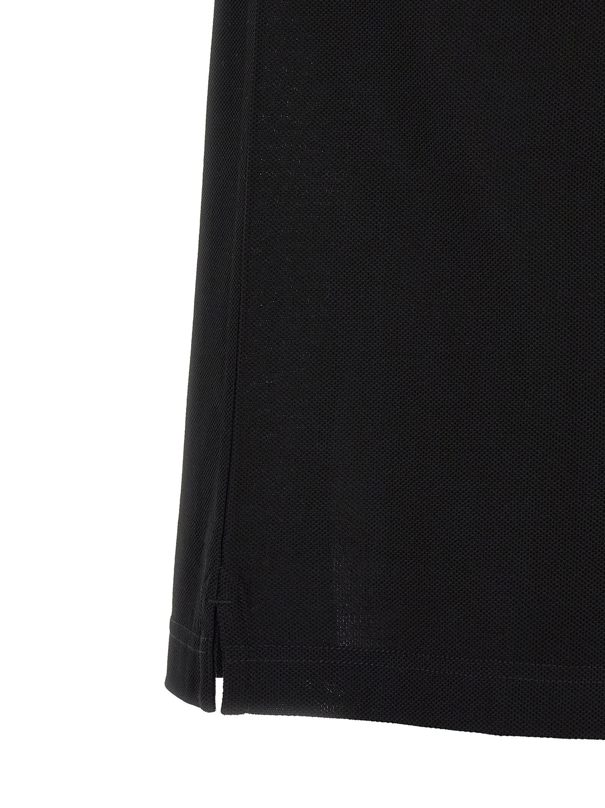 Black Cotton Polo Shirt