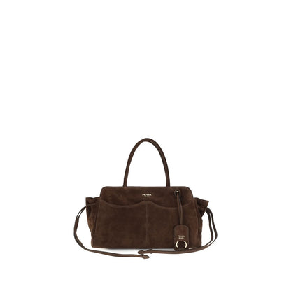 Brown Suede Leather Shoulder Bag