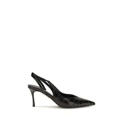 Black Calf Leather Bos Taurus Pumps