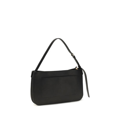 Black Calf Leather Bos Taurus Shoulder Bag