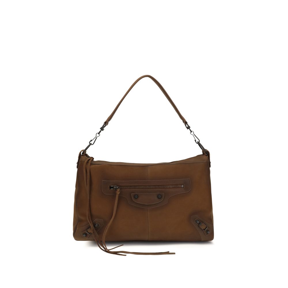 Brown Lamb Ovis Aries Shoulder Bag