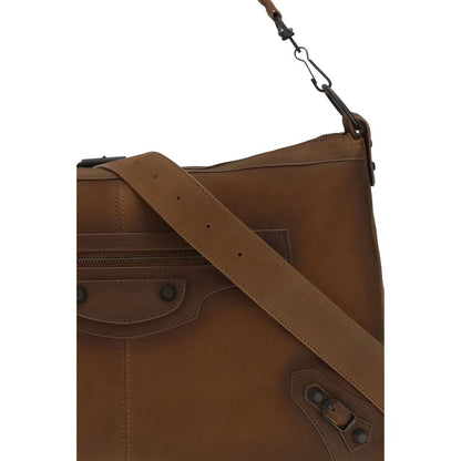 Brown Lamb Ovis Aries Shoulder Bag