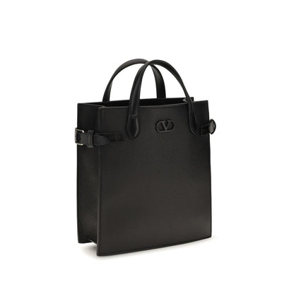Black Calf Leather Bos Taurus Shoulder Bag