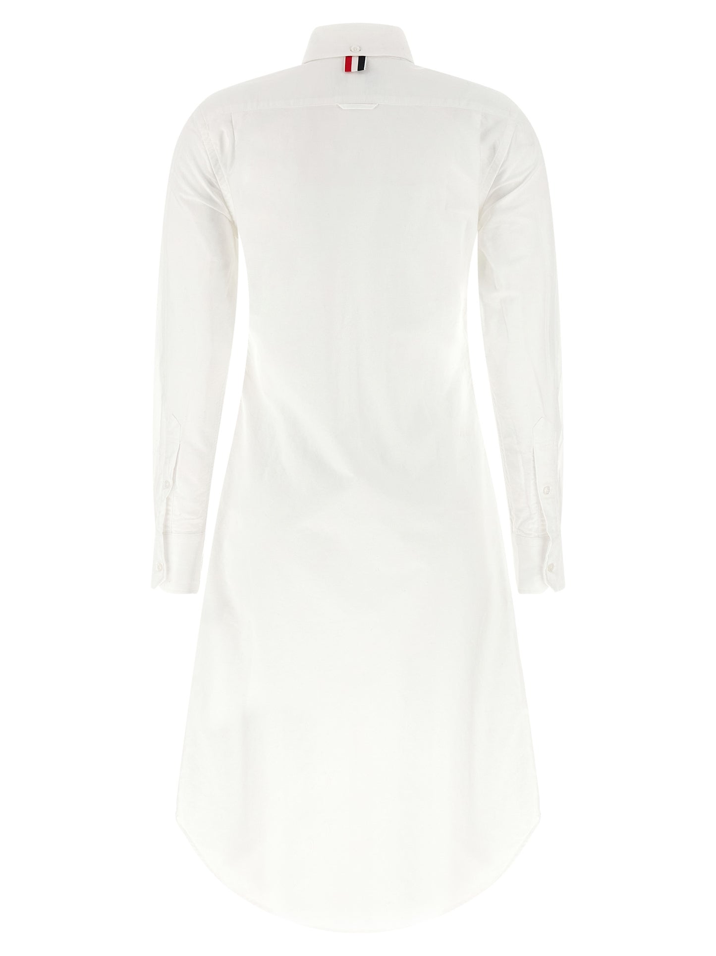 White Cotton Midi Skirt