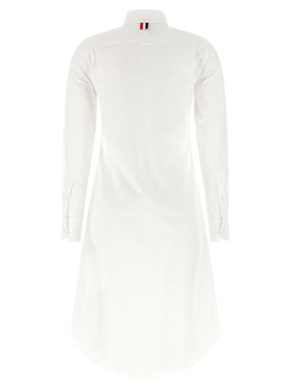 White Cotton Midi Skirt
