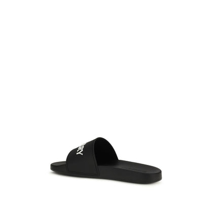 Black Rubber Sandals