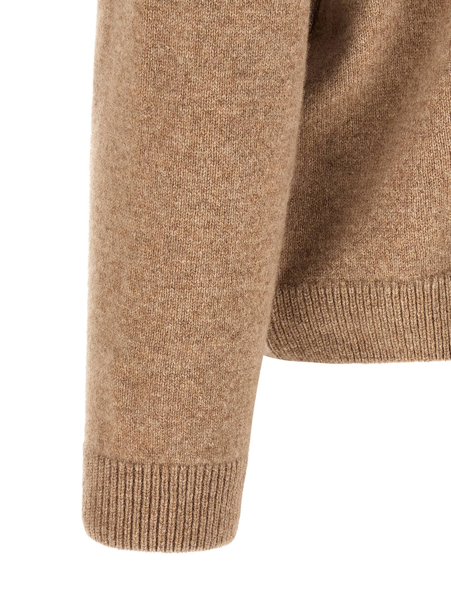 Beige Wool Cardigan