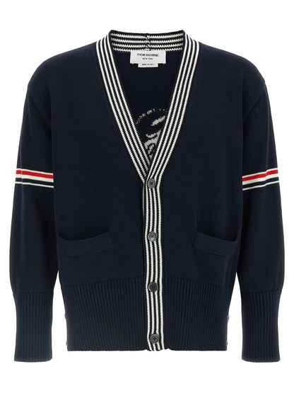 Blue Cotton Cardigan