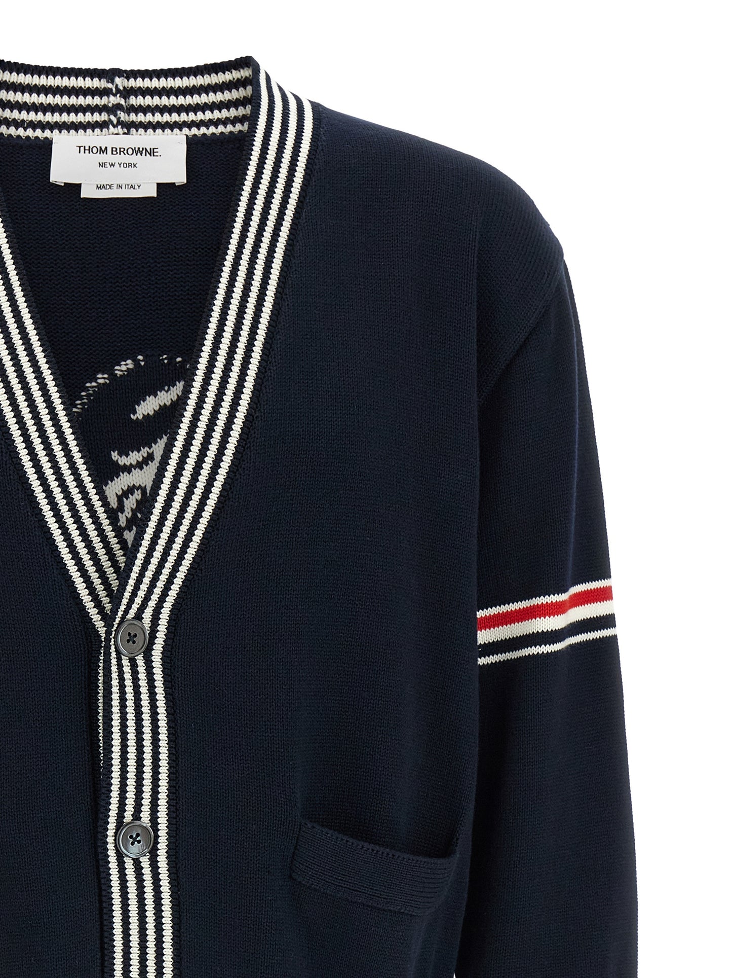 Blue Cotton Cardigan