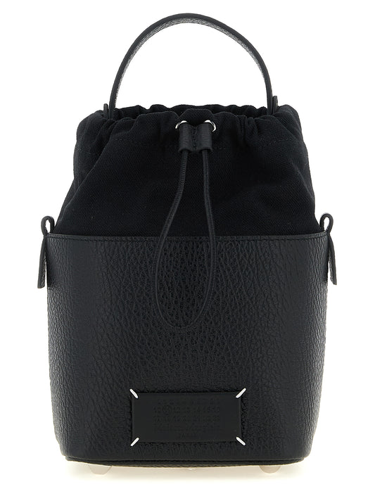 Black Calfskin Shoulder Bag