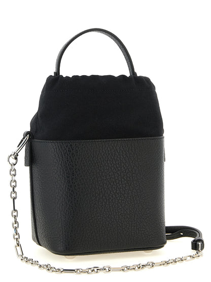 Black Calfskin Shoulder Bag