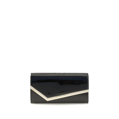 Black Calf Leather Bos Taurus Clutch Bag