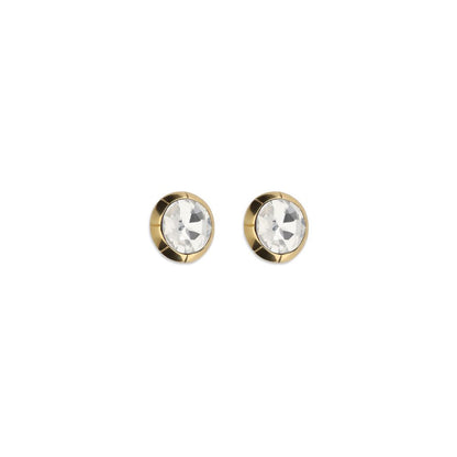 Gold Glass Earrings
