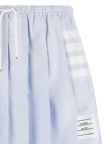 Blue Cotton Long Skirt