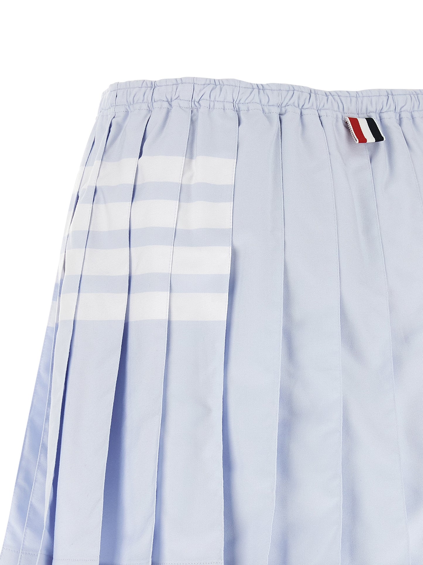 Blue Cotton Long Skirt