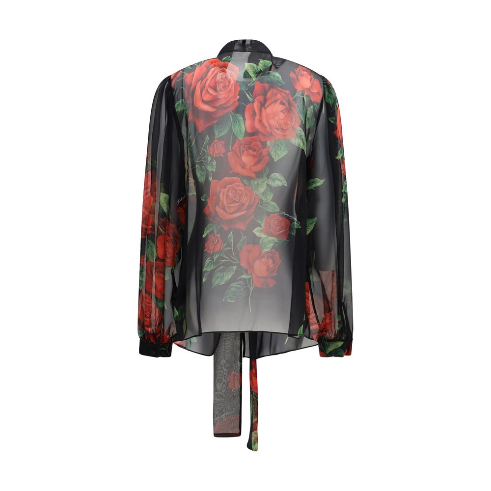 Black Silk Blouse