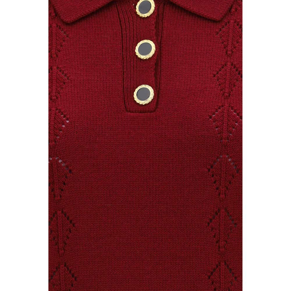 Bordeaux Wool Oves Aries Shortsleeve Shirt