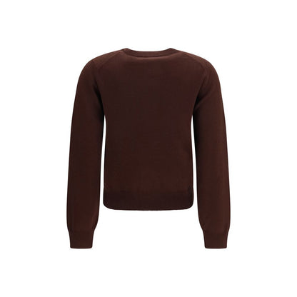 Brown Wool Oves Aries Sweatshirt