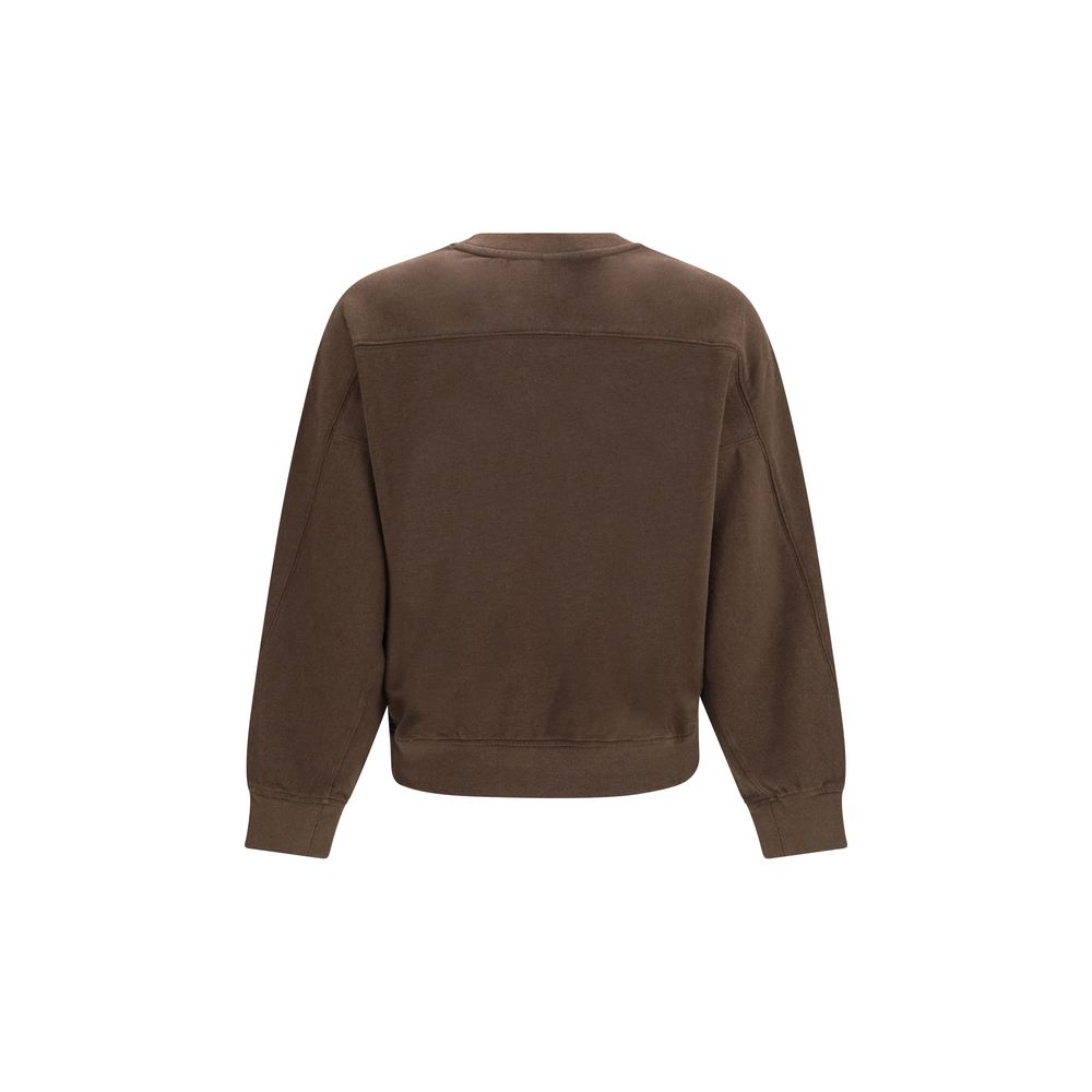 Brown Cotton Sweatshirt