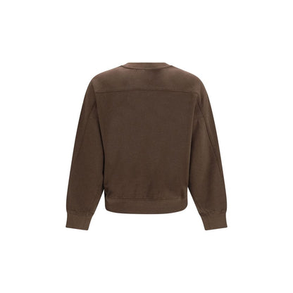 Brown Cotton Sweatshirt