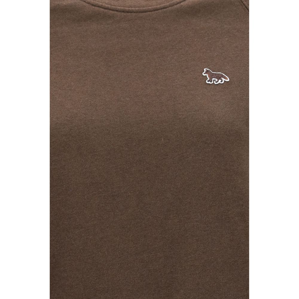 Brown Cotton Sweatshirt