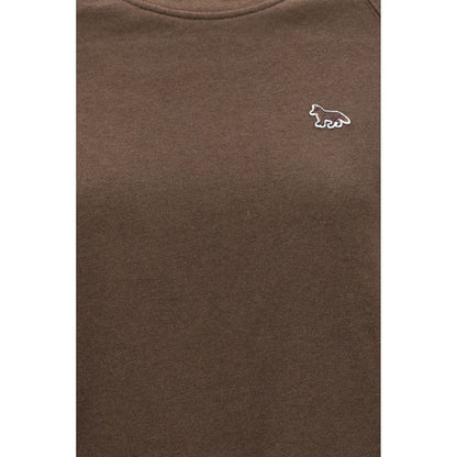 Brown Cotton Sweatshirt