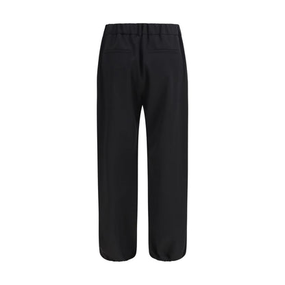 Black Wool Oves Aries Joggers (Workout Pants)