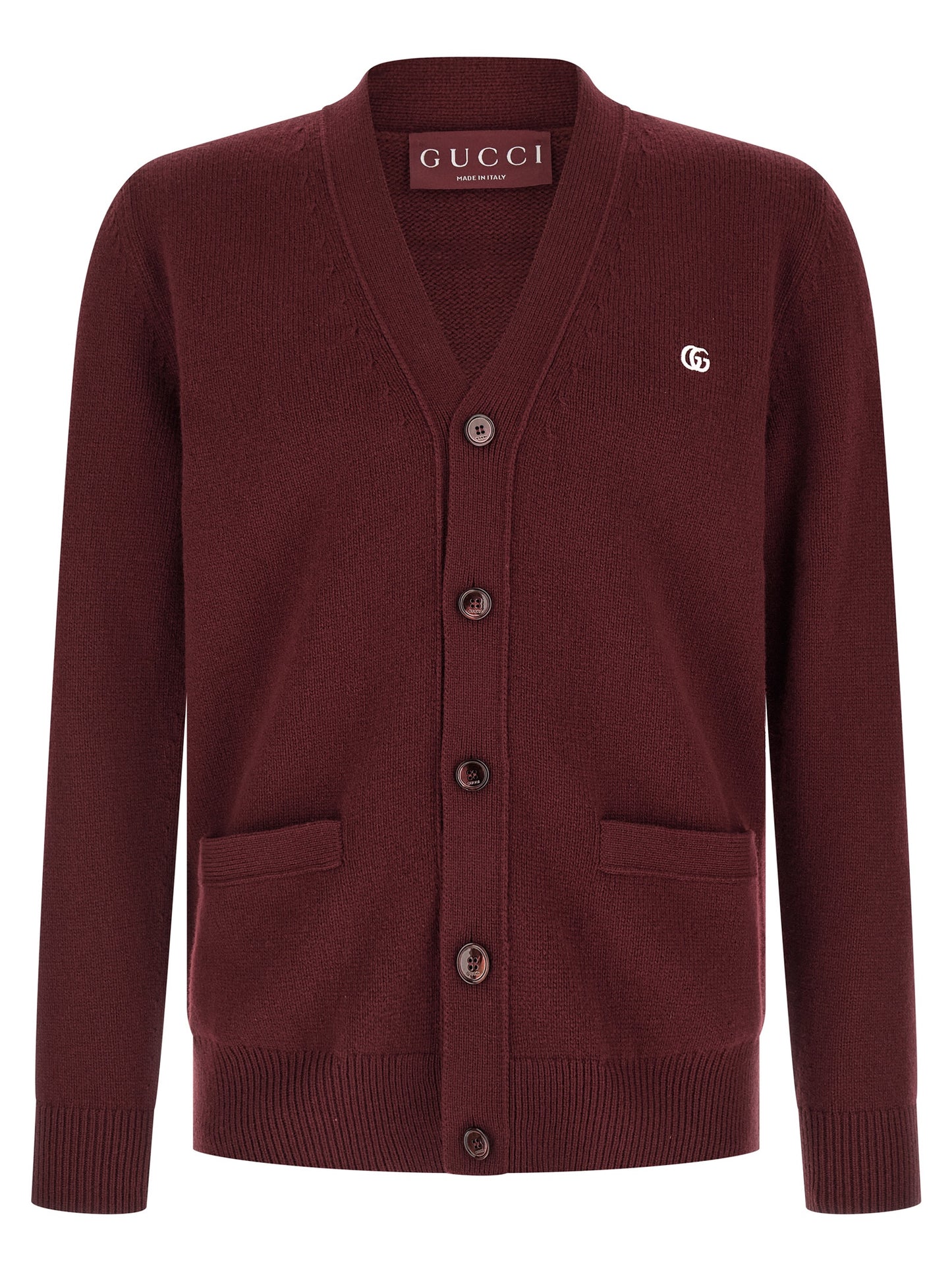 Bordeaux Cashmere Cardigan