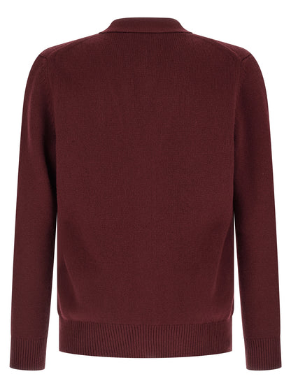 Bordeaux Cashmere Cardigan