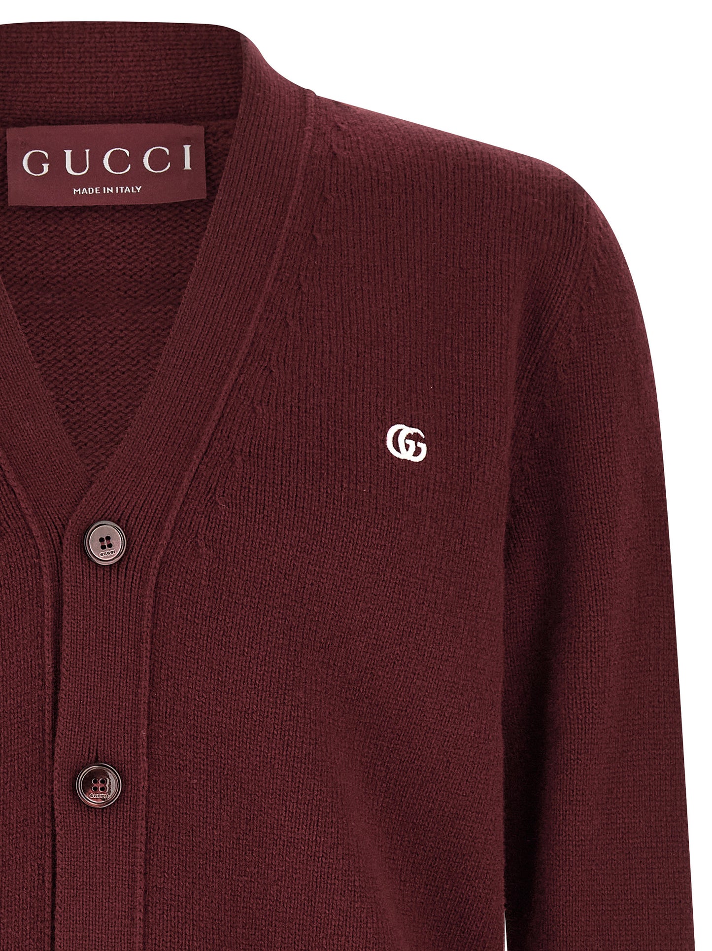 Bordeaux Cashmere Cardigan